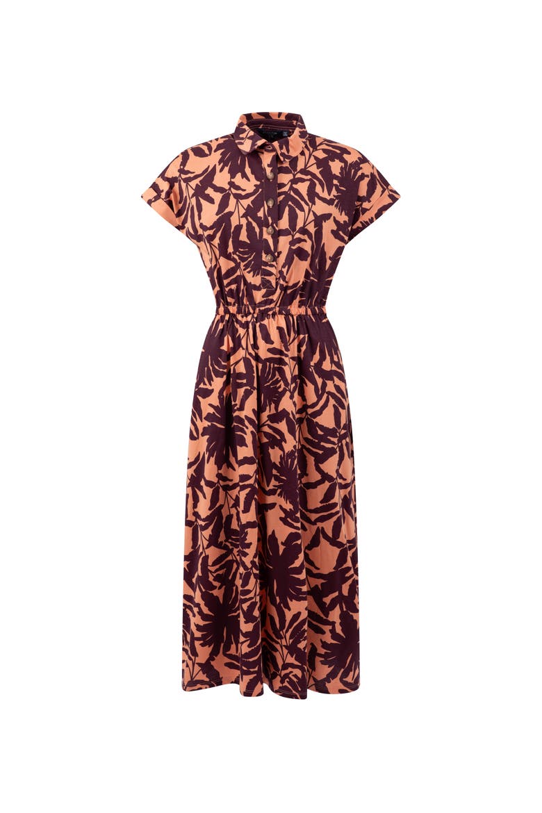 Artemis Printed Jersey Shift Dress, Alternate, color, Sunset