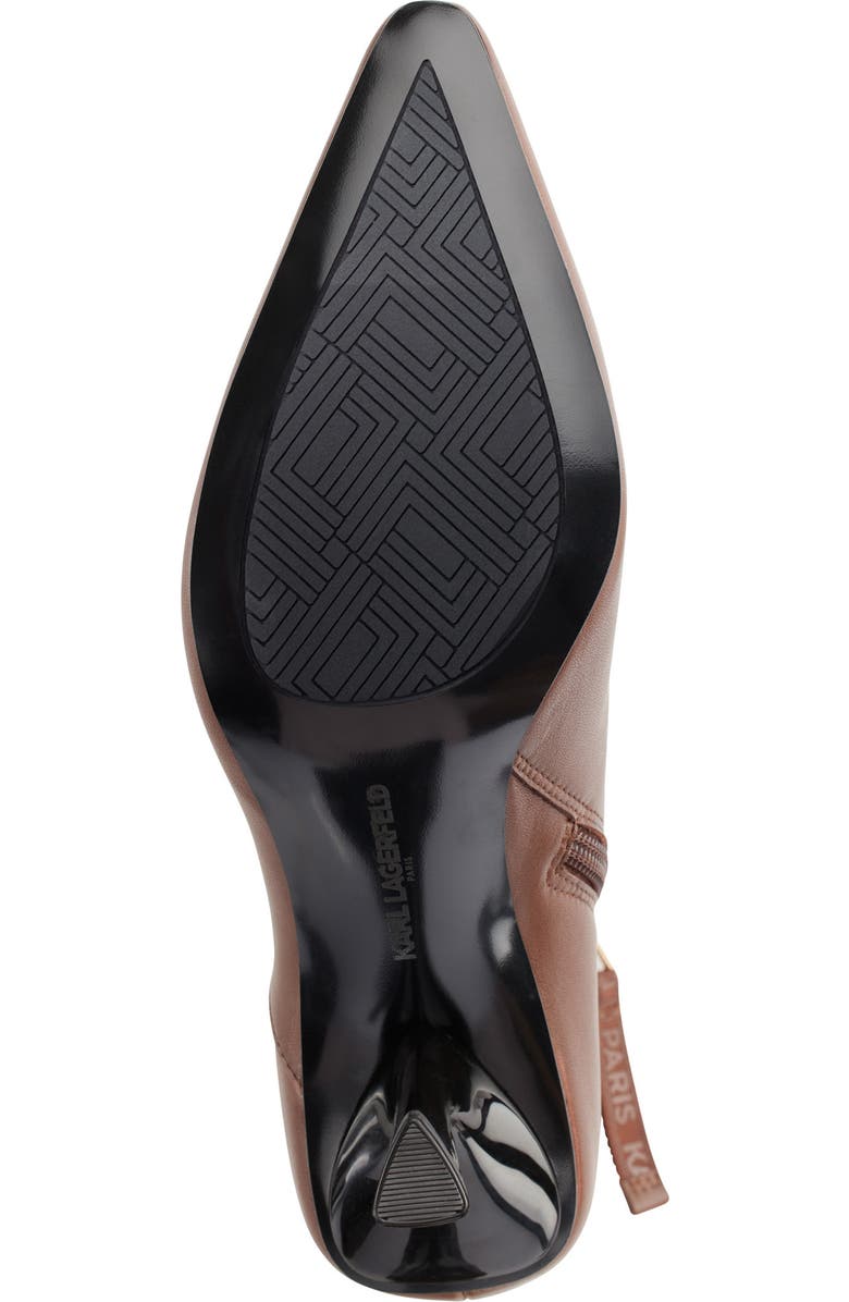 KARL LAGERFELD PARIS Karly Bootie, Alternate, color, Cognac