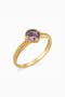  Yellow Gold - Amethyst