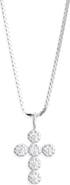 MIRANDA FRYE Eternal Cubic Zirconia Cross Pendant Necklace