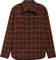 Double RL Walker Plaid Wool Flannel Work Shirt