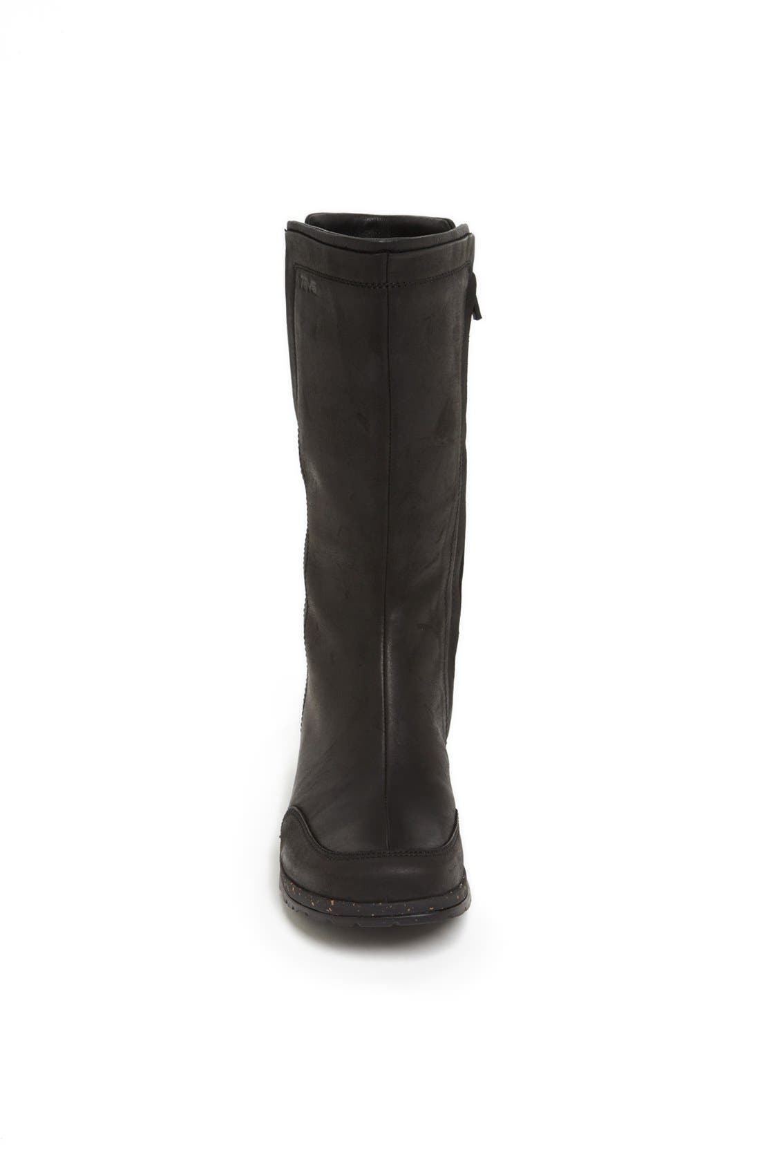 'Capistrano' Waterproof Boot, Alternate, color, BLACK