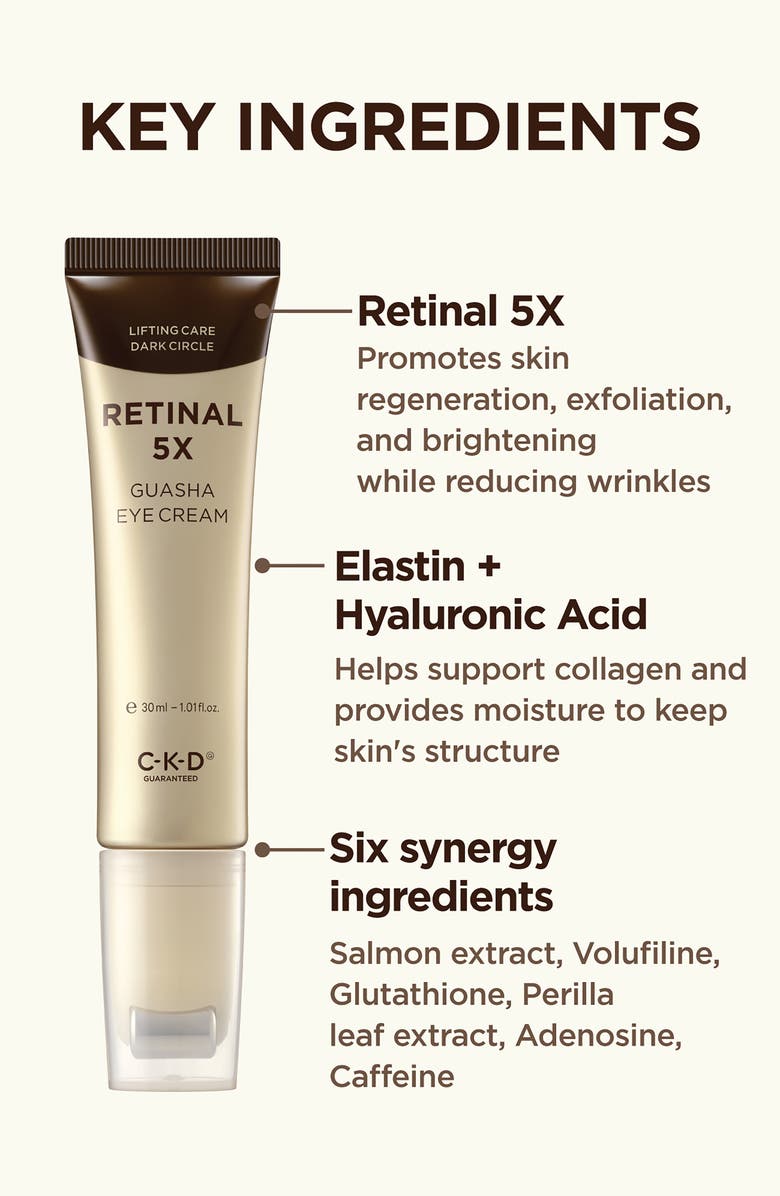 CKD Retinal 5X Guasha Eye Cream, Alternate, color, 