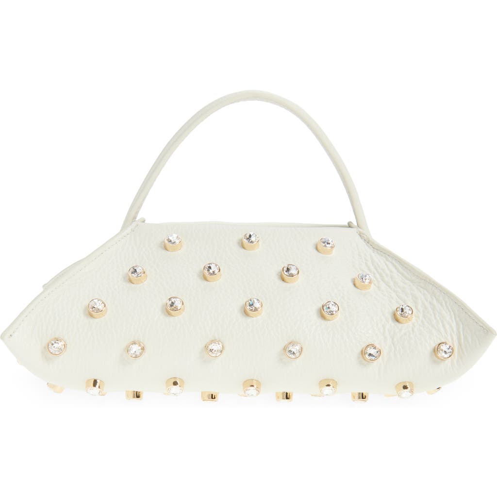 Altuzarra Origami East/West Baguette Bag in 380102 Ivory/crystal at Nordstrom