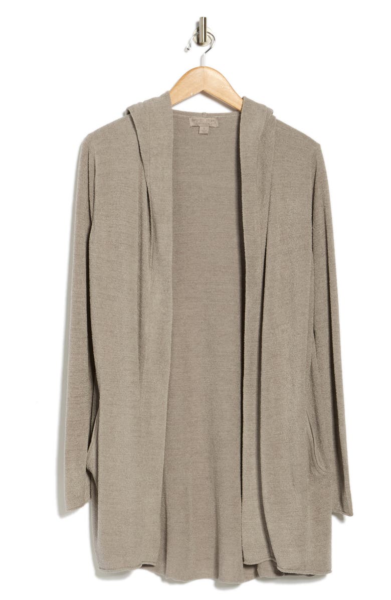 Barefoot Dreams<sup>®</sup> CozyChic Ultra Lite<sup>™</sup> Hooded Cardigan, Alternate, color, Dove Gray
