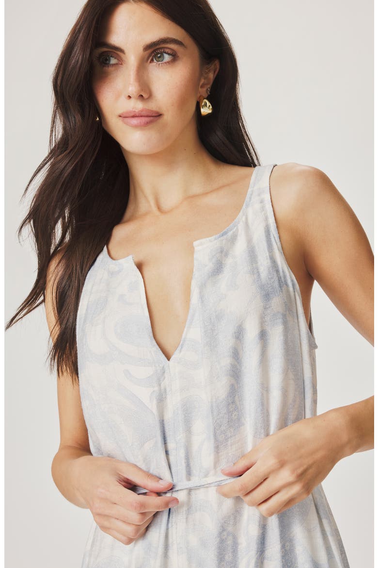 Iris Paisley Print Tiered Maxi Dress, Alternate, color, ANTIQUE PEARL GREY