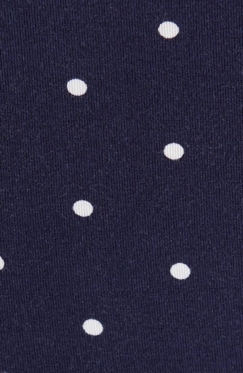 PacSun Shaina Polka Dot Long Sleeve Top, Alternate, color, White/ Navy