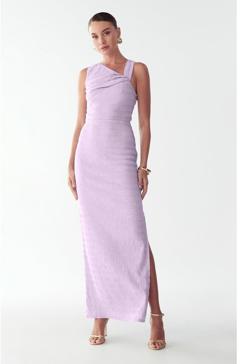 BWLDR Obi Maxi Dress, Alternate, color, Lilac