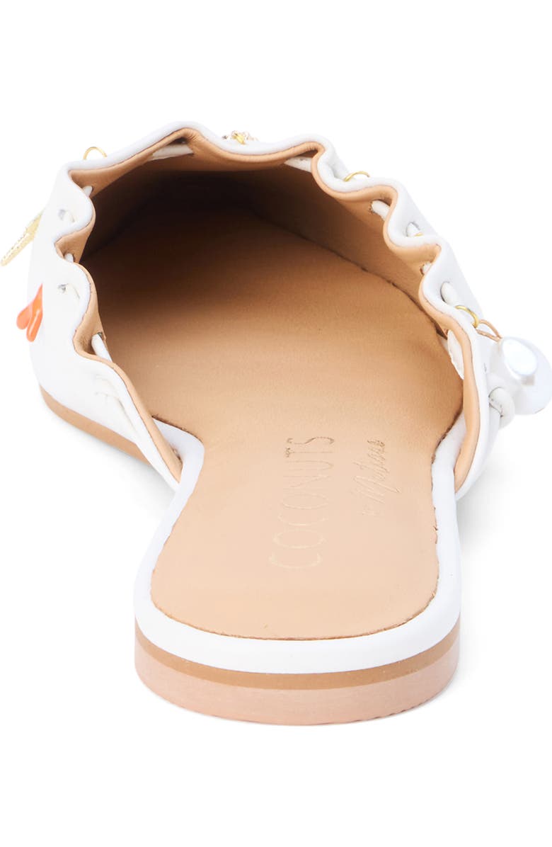 Coconuts by Matisse Monette Mule, Alternate, color, White Leather