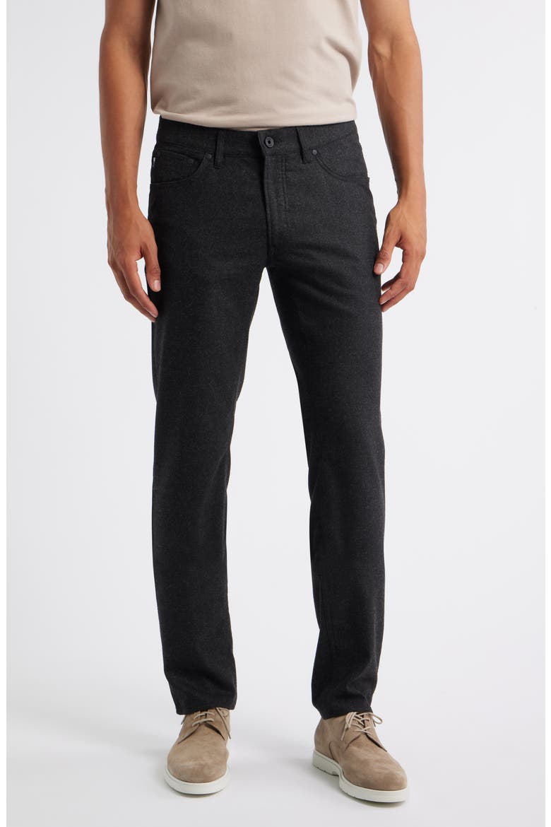 Chuck Modern Fit Ceramica Flannel Five-Pocket Pants, Main, color, ANTHRACITE