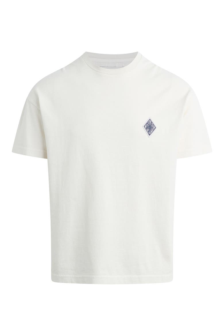 Embroidered Chest Patch T-Shirt, Alternate, color, COCONUT MILK