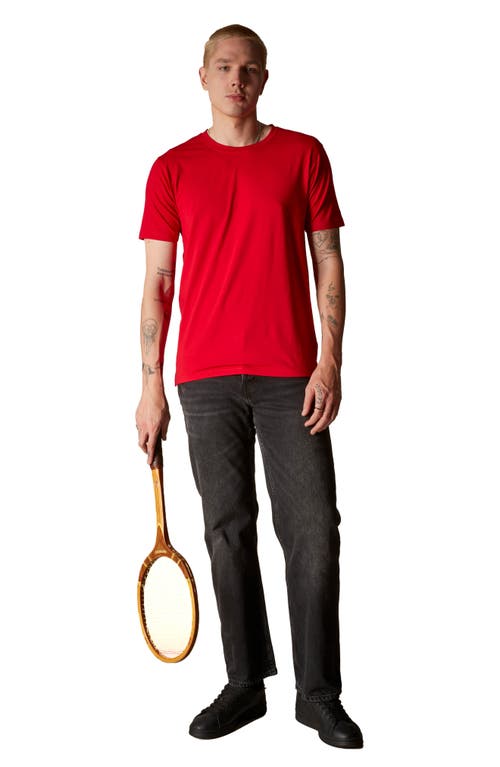 Members Only Crew Neck T-shirt In Red