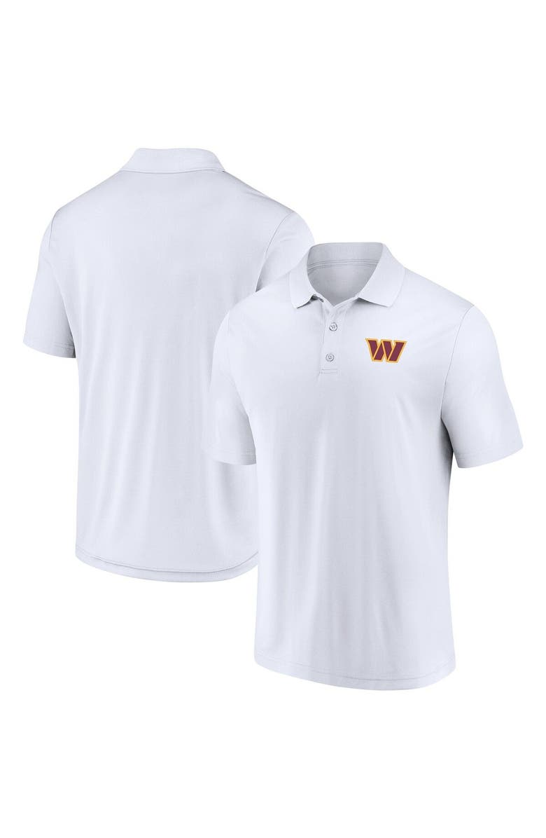 FANATICS Men's Fanatics Branded White Washington Commanders Component Polo, Main, color, White