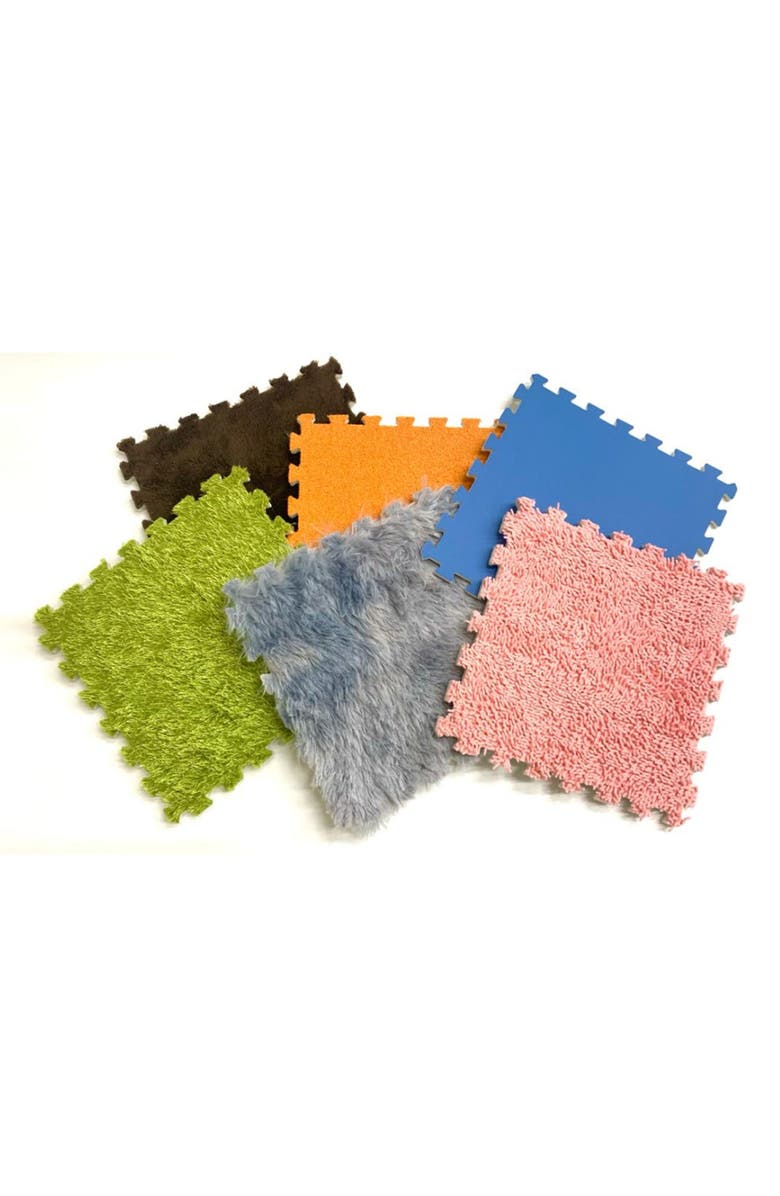 PLAYLEARN Textured Floor Mat Puzzle, Alternate, color,