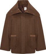 PCFG Wool & Cashmere Blend Oversized Puffer Women Coat