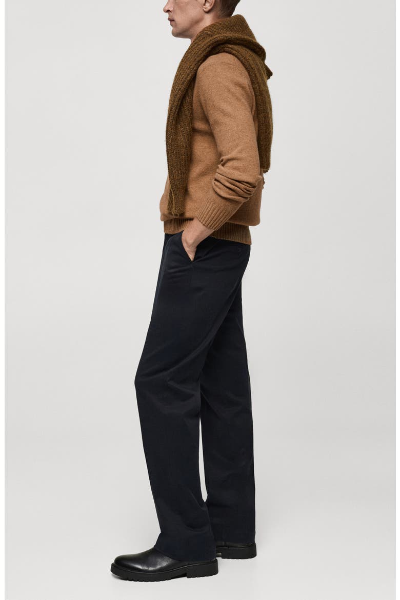 Mock Neck Sweater, Alternate, color, MEDIUM BROWN
