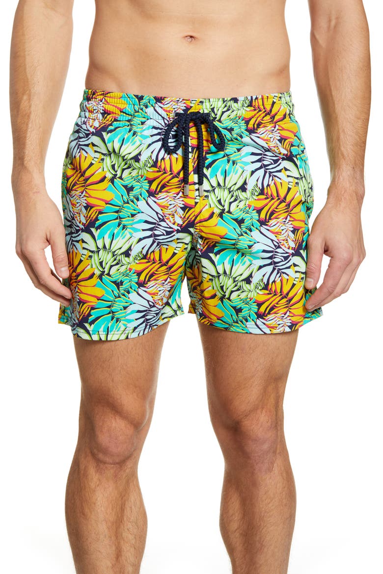 Jungle Superflex Swim Trunks, Main, color, BLEU NUIT