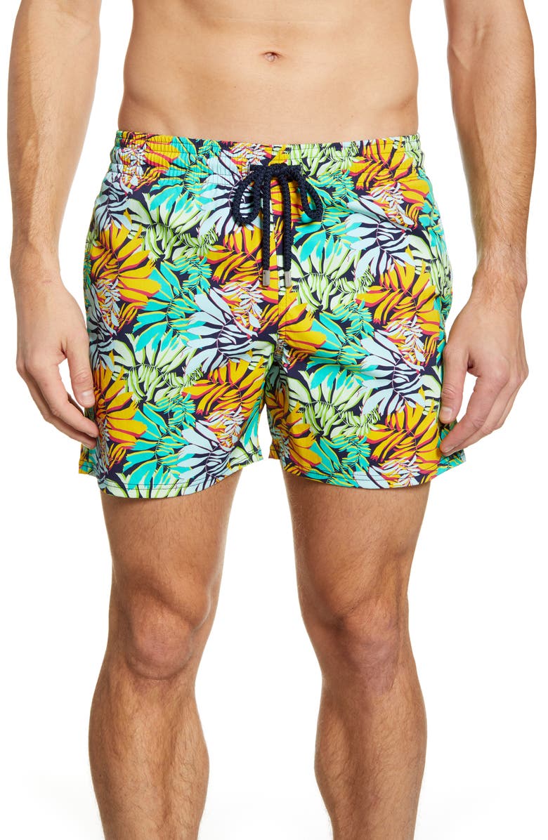 Vilebrequin Jungle Superflex Swim Trunks, Main, color, 