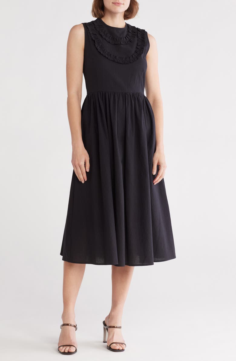 AREA STARS Bri Fit & Flare Midi Dress, Main, color,