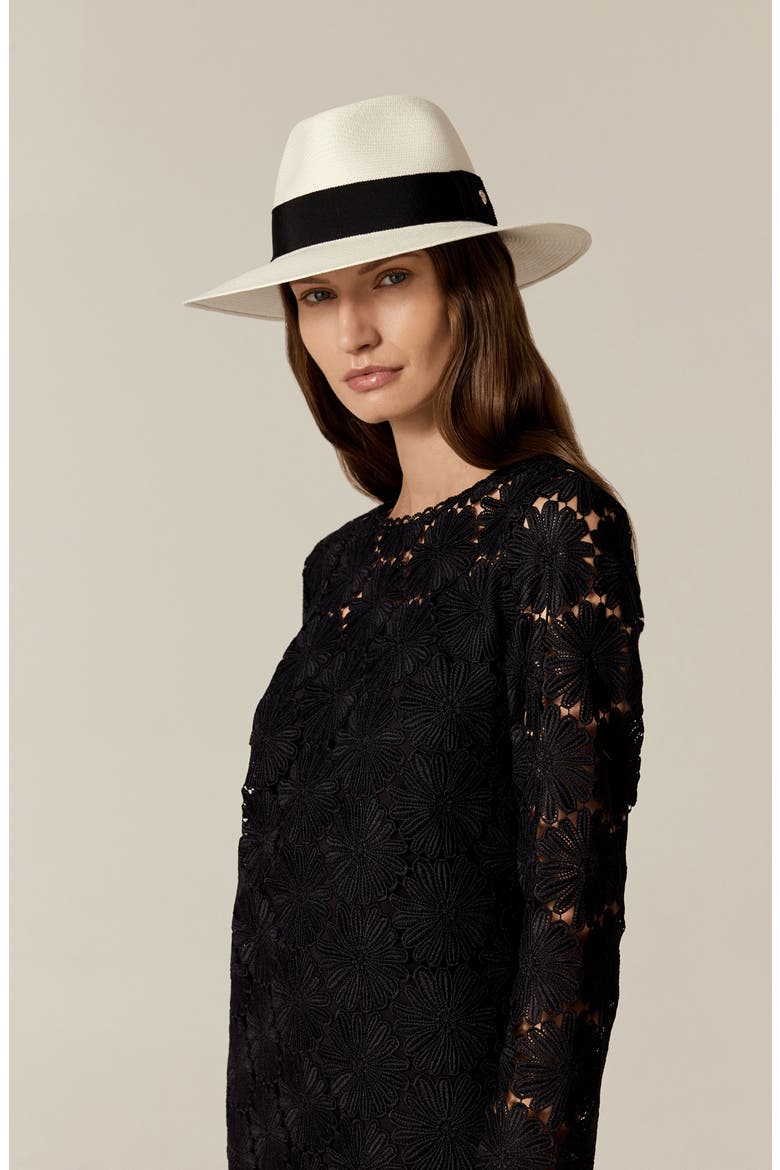 Atlas Panama Fedora, Alternate, color, PARCHMENT