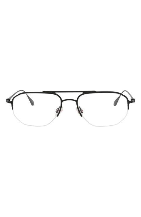 53mm Half Rim Optical Glasses