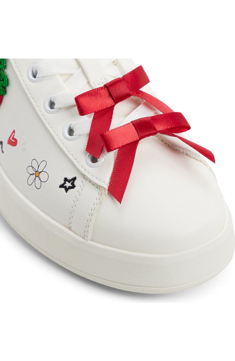 ALDO Love Platform Sneaker, Alternate, color, White