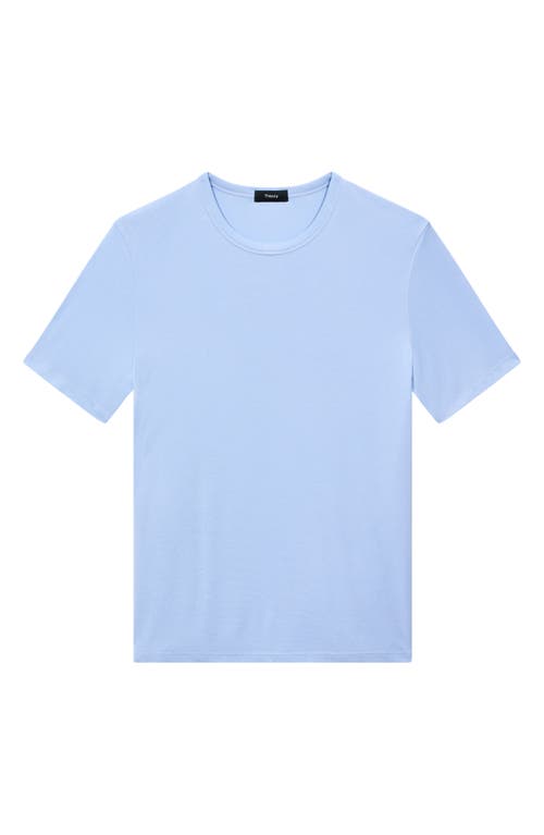 Theory Essential Crewneck Short Sleeve Tee In Clear Sky