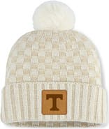 FANATICS Natural Tennessee Volunteers Blaze Pom Knit Hat