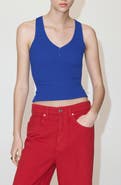 MANGO Button Sleeveless Rib Sweater