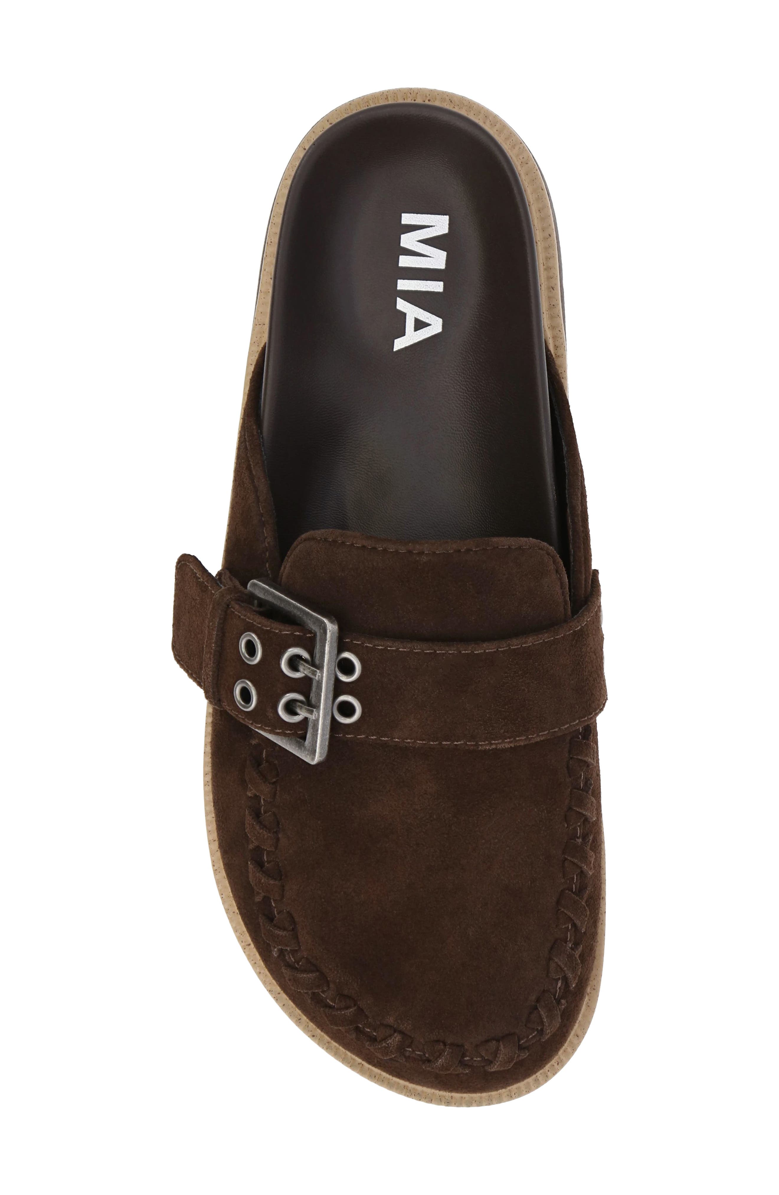 Zaina Mule, Alternate, color, CHOCOLATE