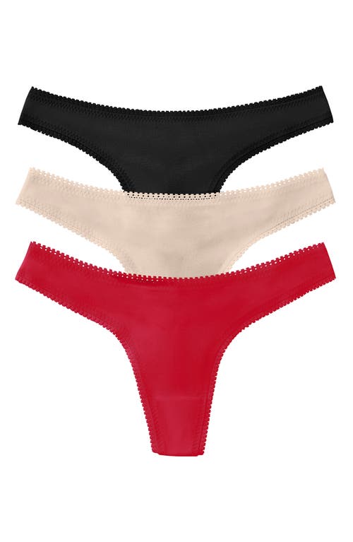 On Gossamer 3-pack Mesh Thongs