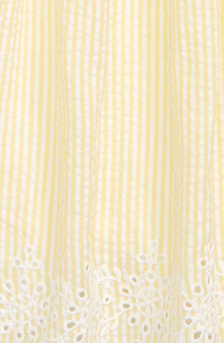 Nordstrom Seersucker Eyelet Dress, Alternate, color, 