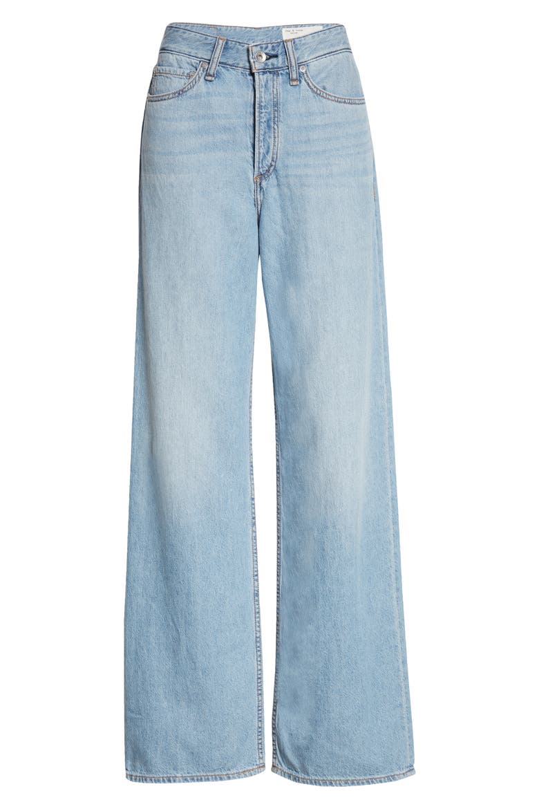 Logan Wide Leg Jeans, Alternate, color, LIGHT BLUE
