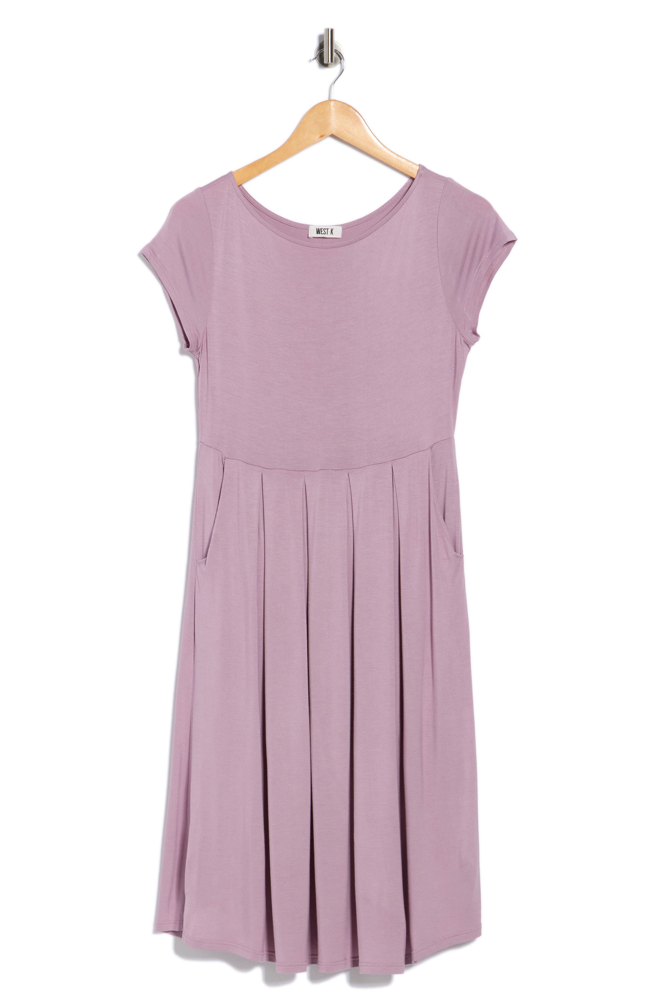 WEST K ei Cap Sleeve Knit Midi Dress