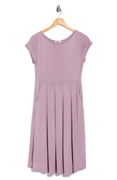 ei Cap Sleeve Knit Midi Dress