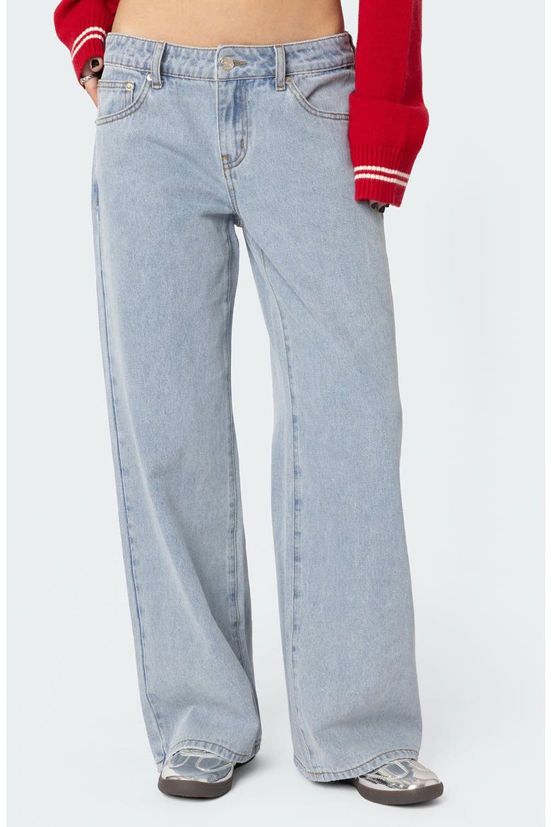 Raelynn Washed Low Rise Jeans, Main, color, LIGHT-BLUE