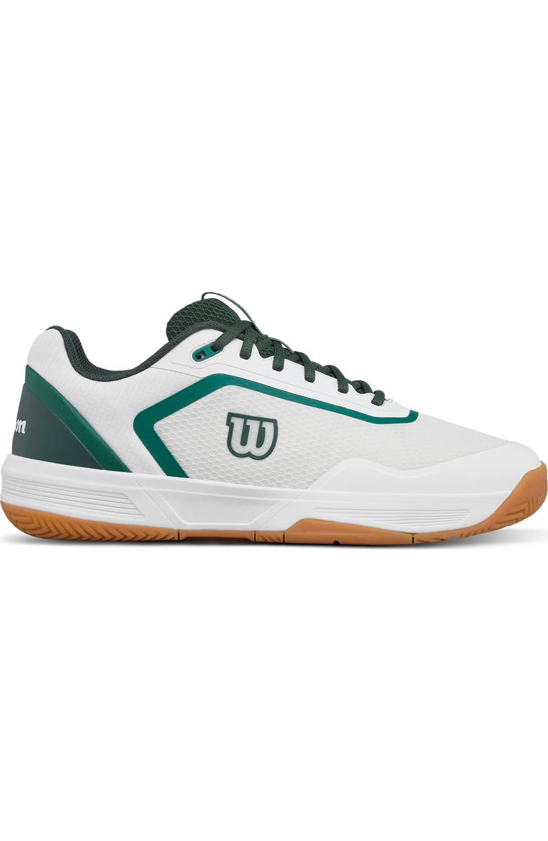 WILSON CourtGlide Tennis Shoe, Alternate, color, White / Sycamore / Gum