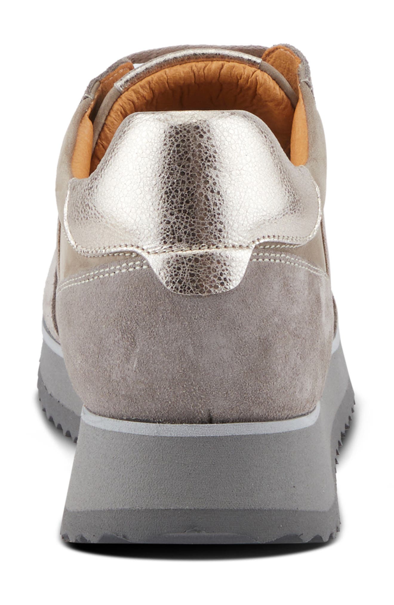 Spring Step Compter Sneaker, Alternate, color, Grey Suede