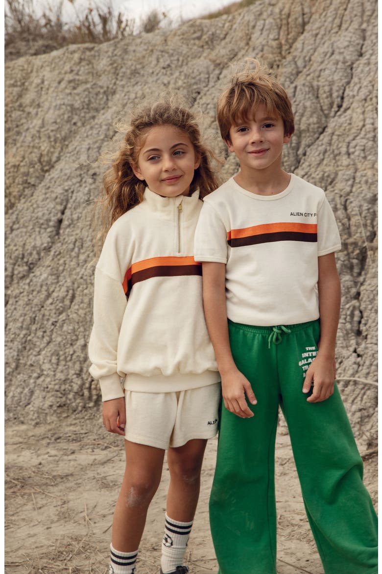 Kids' Travel Agency Organic Cotton Sweatpants, Alternate, color, GREEN