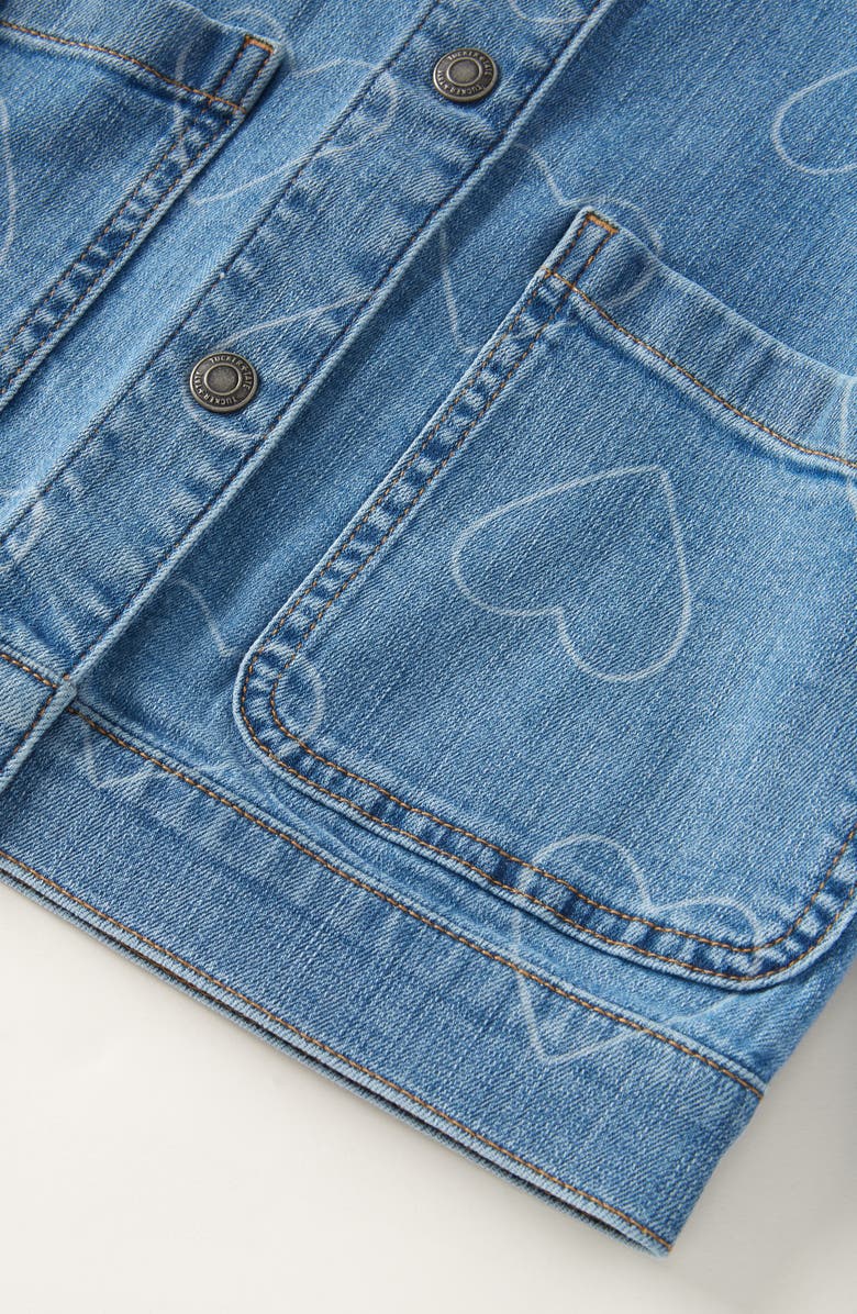 Tucker + Tate Kids' Barn Denim Jacket, Alternate, color, 