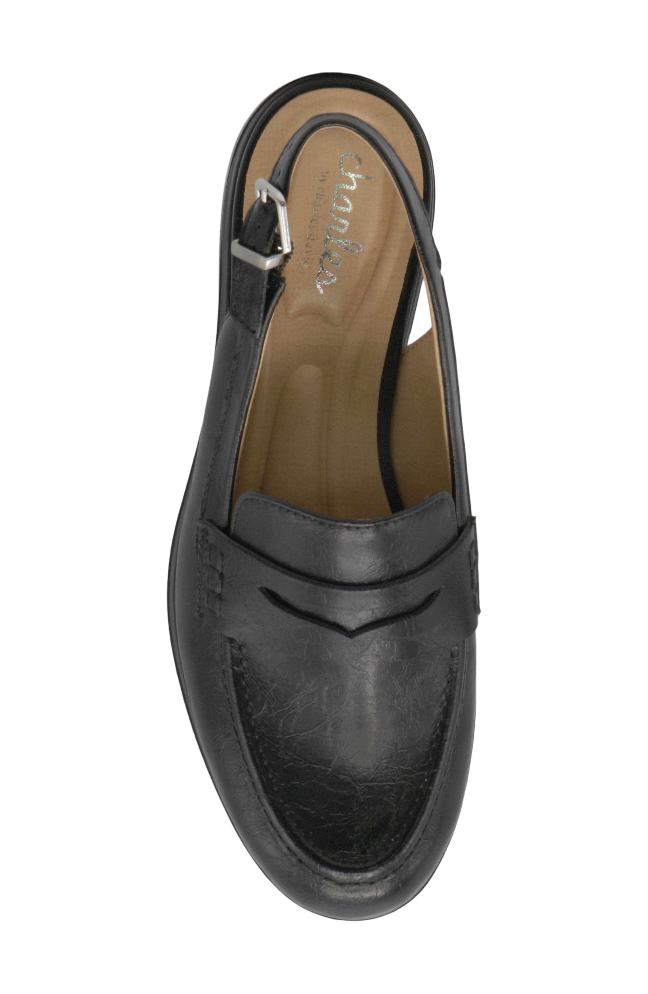 Charles by Charles David Beuler Slingback Penny Loafer, Alternate, color, Black