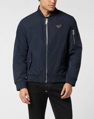 PHILIPP PLEIN Nylon Bomber Jacket Men