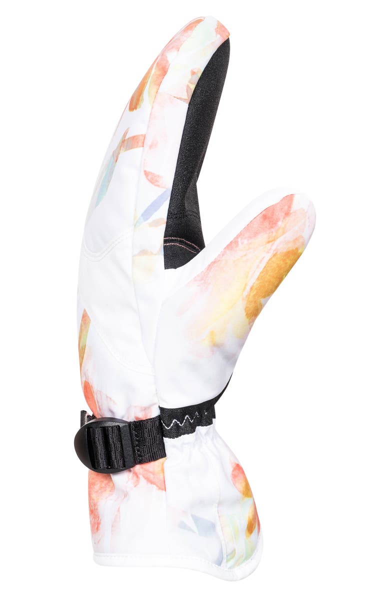 Roxy Jetty Floral Print Mittens, Alternate, color,