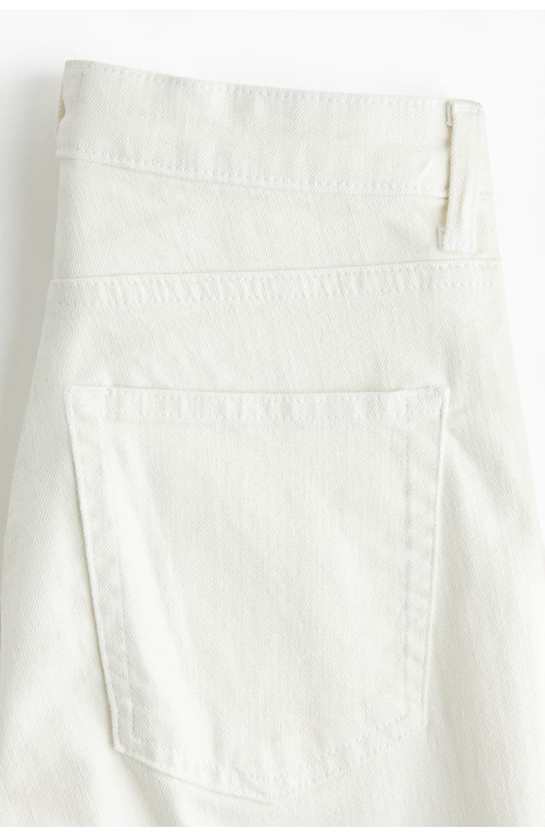 H&M Flared High Jeans, Alternate, color, White