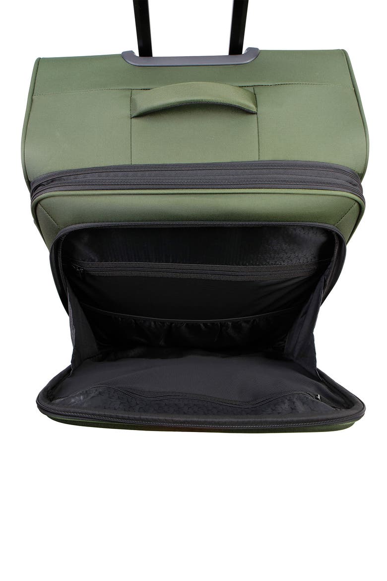 The Venturer 28 Inch Checked Suitcase, Alternate, color, OLIVE