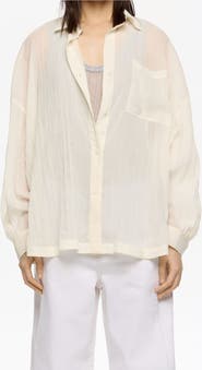 Bimba y Lola Oversize Pleated Shirt