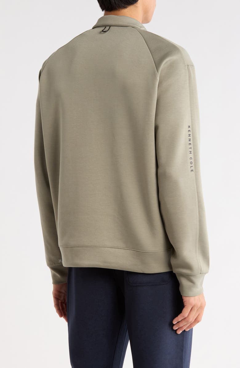 Kenneth Cole Active Half Zip Pullover, Alternate, color, Dried Sage