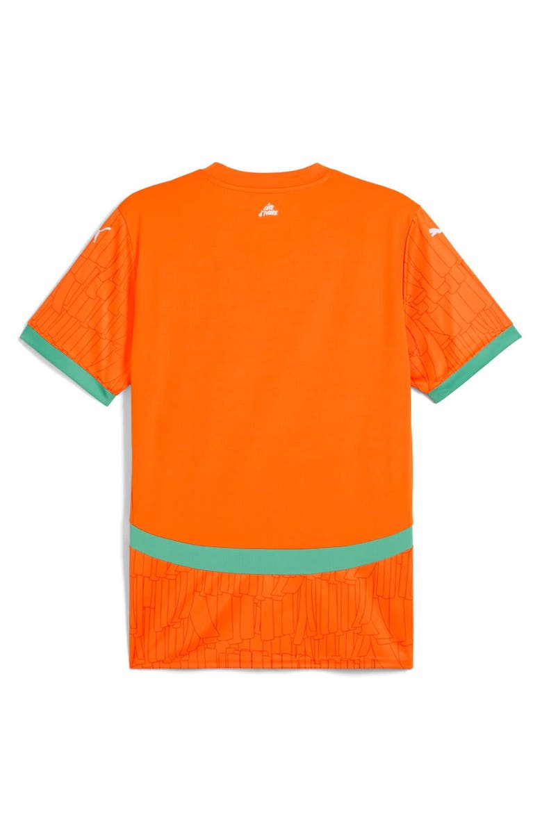 PUMA Men's Puma Orange Ivory Coast National Team 2025 Home Replica Jersey, Alternate, color,