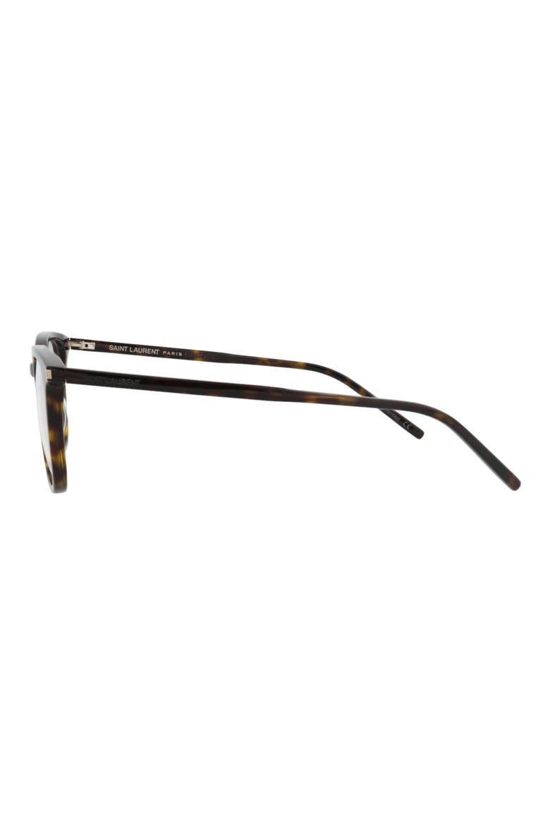 52mm Square Optical Glasses, Alternate, color, HAVANA HAVANA TRANSPARENT