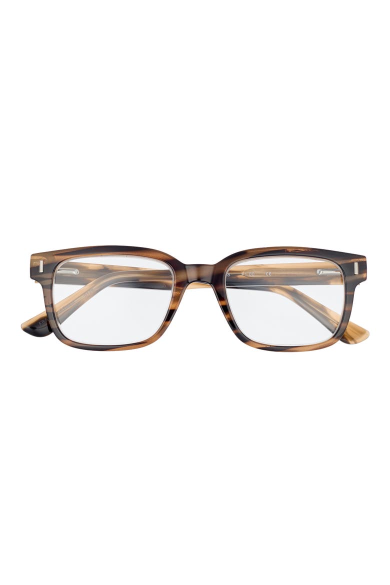 52mm Square Reading Glasses, Main, color, TORTOISE